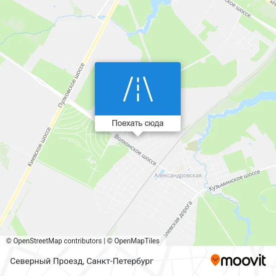 Карта Северный Проезд