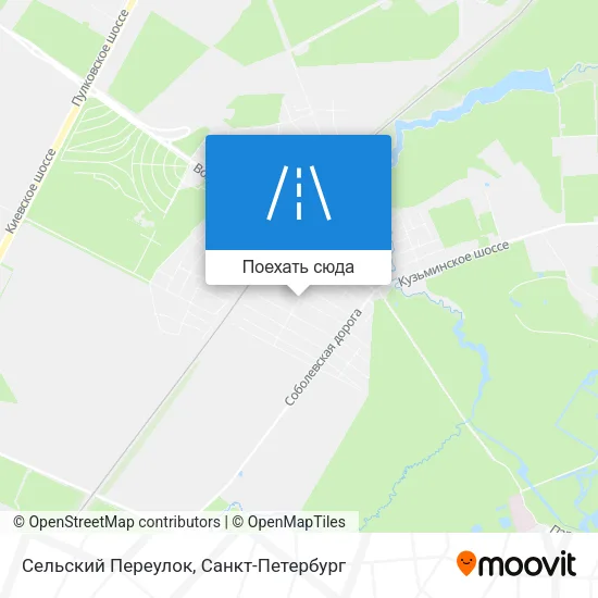 Карта Сельский Переулок