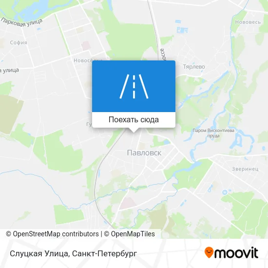Карта Слуцкая Улица