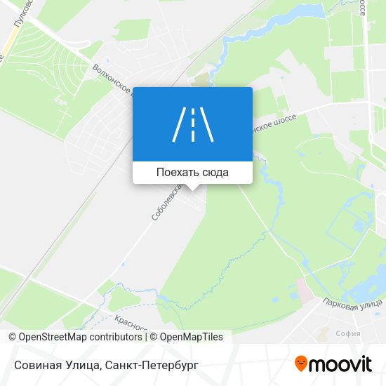 Карта Совиная Улица