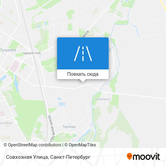 Карта Совхозная Улица