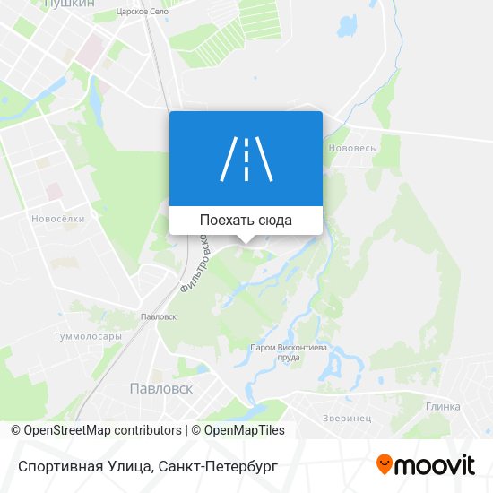 Карта Спортивная Улица