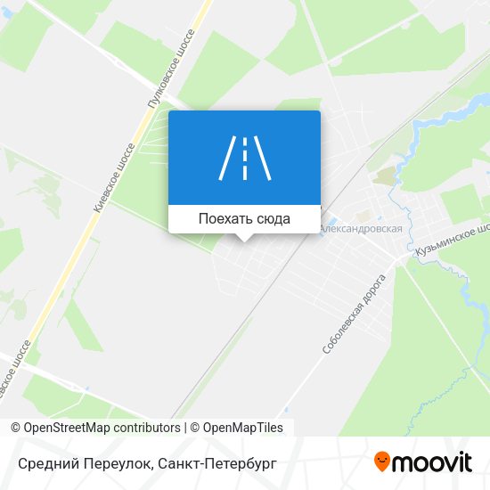 Карта Средний Переулок