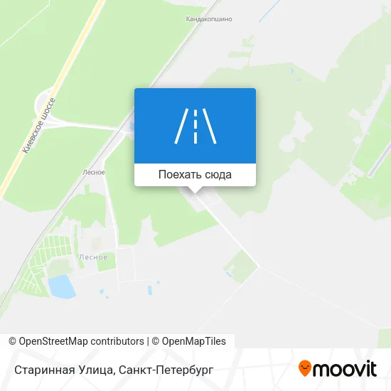 Карта Старинная Улица