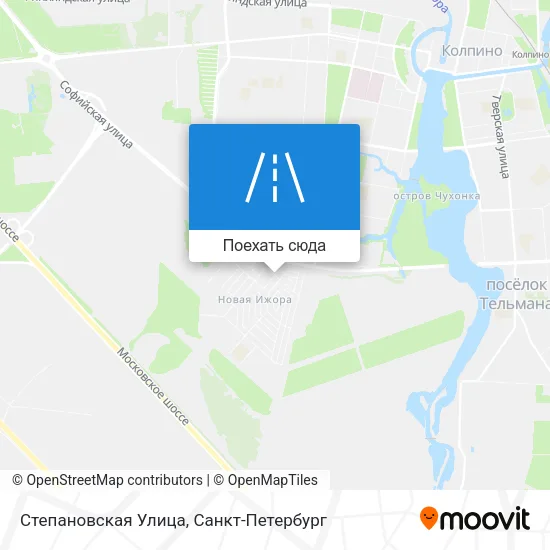 Карта Степановская Улица