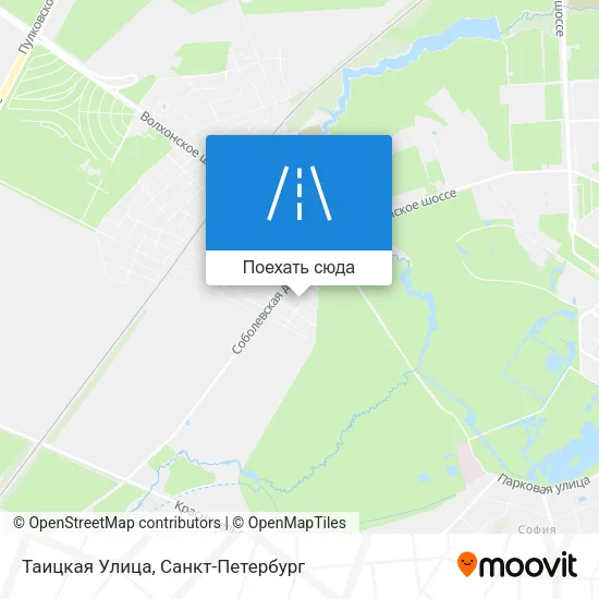 Карта Таицкая Улица