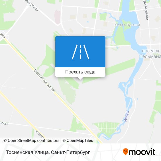 Карта Тосненская Улица