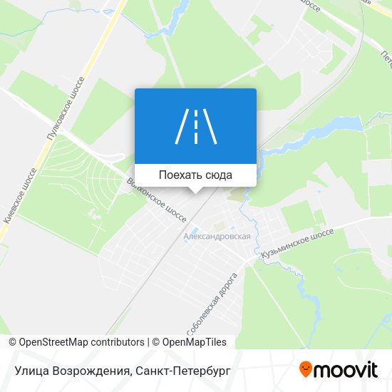 Карта Улица Возрождения