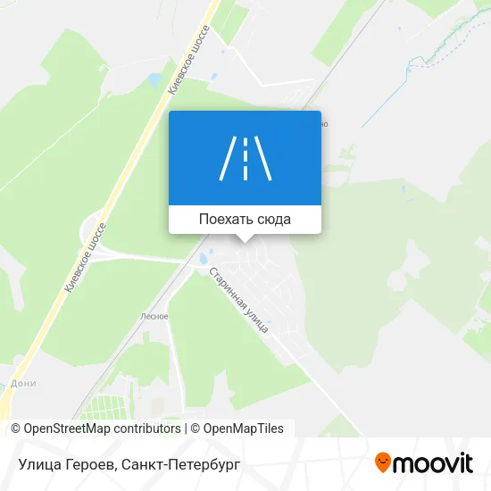 Карта Улица Героев