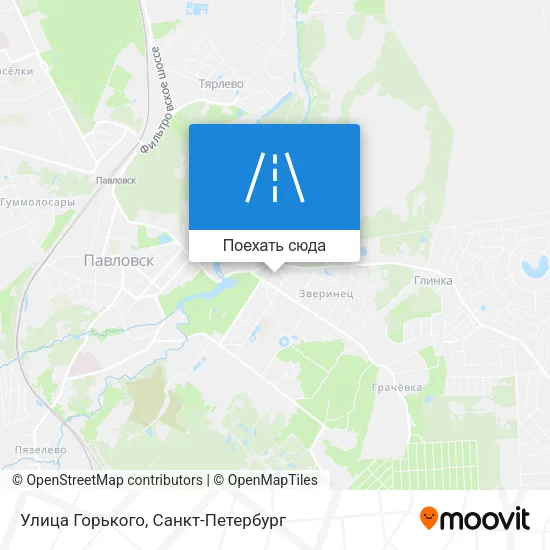 Карта Улица Горького