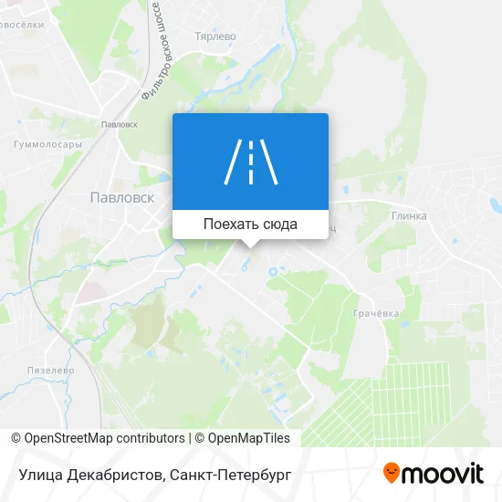 Карта Улица Декабристов