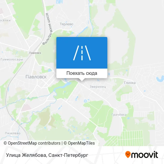 Карта Улица Желябова