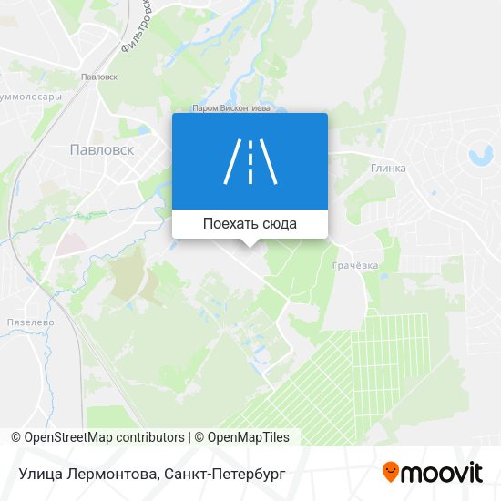 Карта Улица Лермонтова