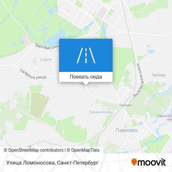 Карта Улица Ломоносова