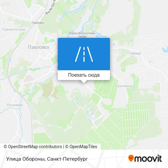 Карта Улица Обороны