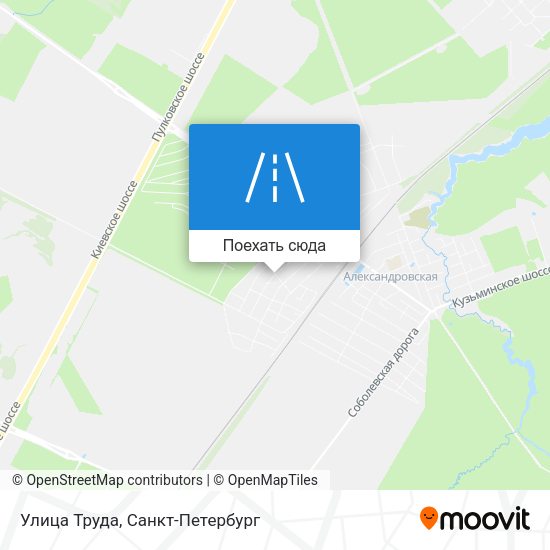 Карта Улица Труда