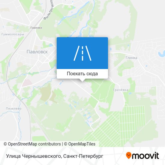 Карта Улица Чернышевского