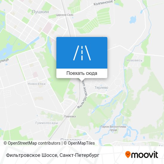 Карта Фильтровское Шоссе