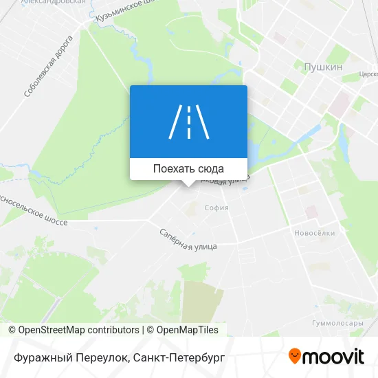 Карта Фуражный Переулок