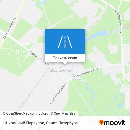 Карта Школьный Переулок