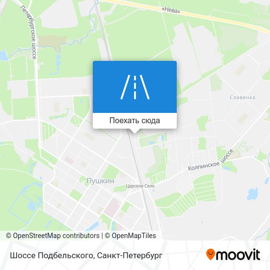 Карта Шоссе Подбельского