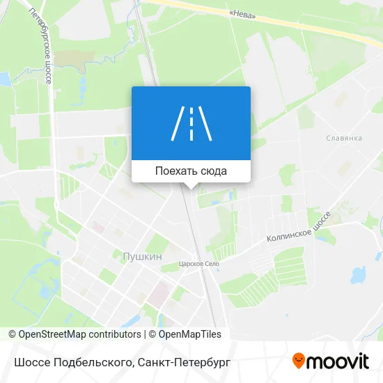 Карта Шоссе Подбельского