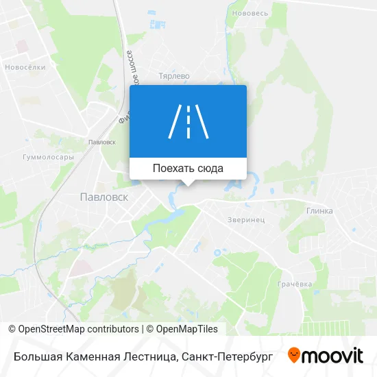 Карта Большая Каменная Лестница