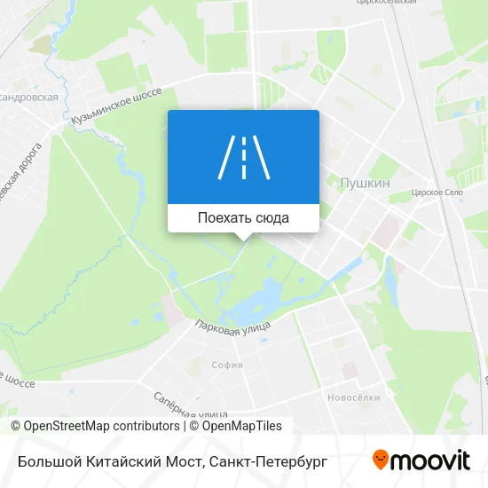 Карта Большой Китайский Мост