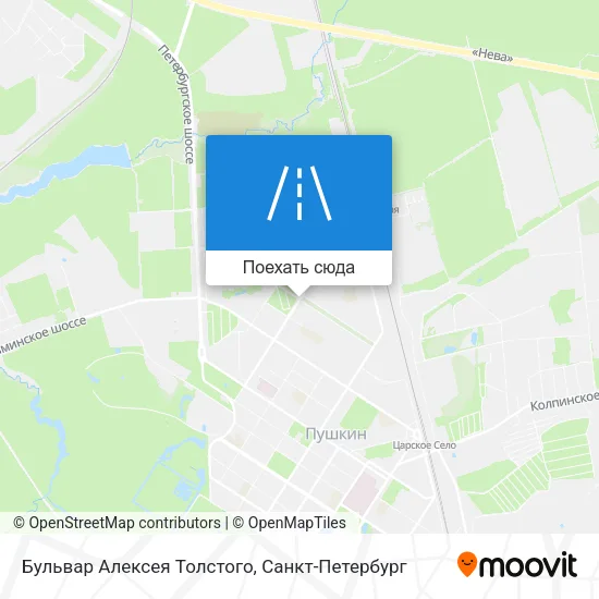 Карта Бульвар Алексея Толстого