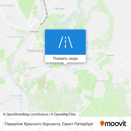Карта Переулок Красного Курсанта