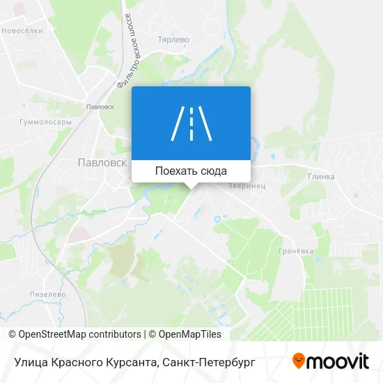 Карта Улица Красного Курсанта