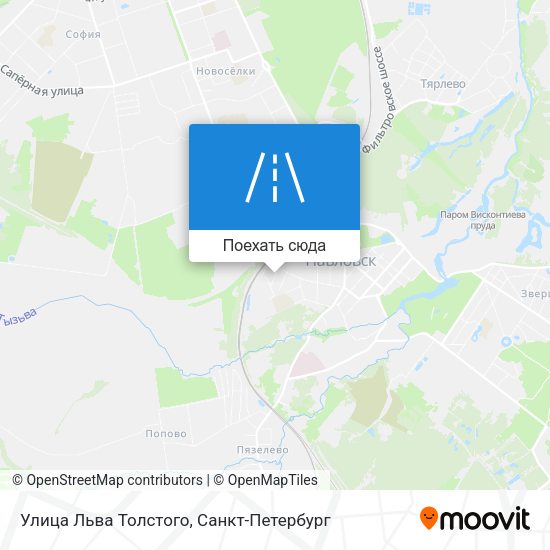 Карта Улица Льва Толстого