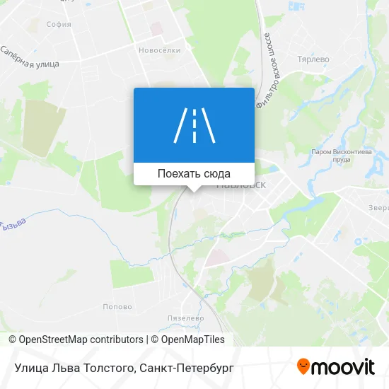 Карта Улица Льва Толстого