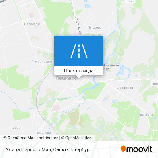 Карта Улица Первого Мая