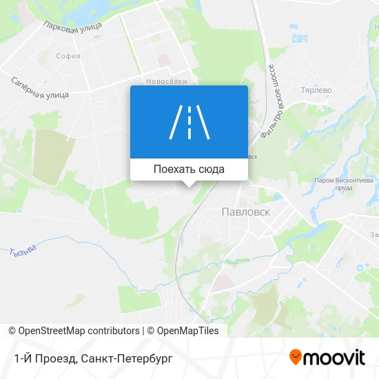 Карта 1-Й Проезд