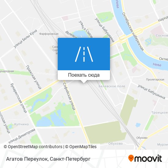 Карта Агатов Переулок