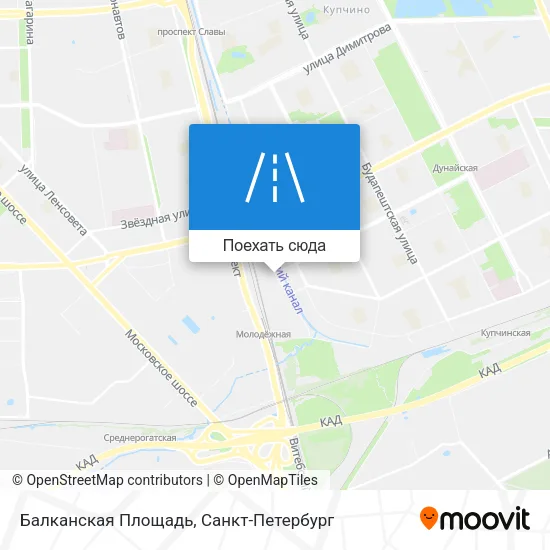 Карта Балканская Площадь