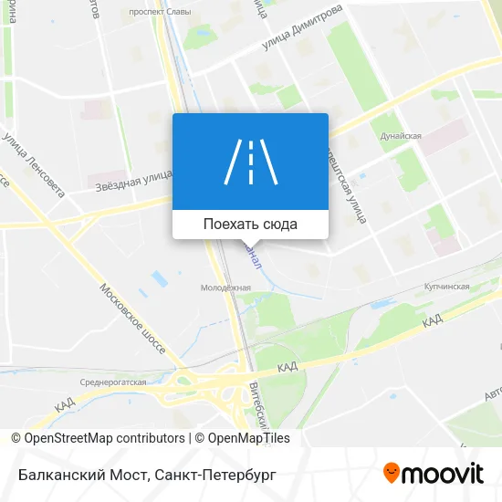 Карта Балканский Мост