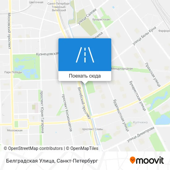 Карта Белградская Улица