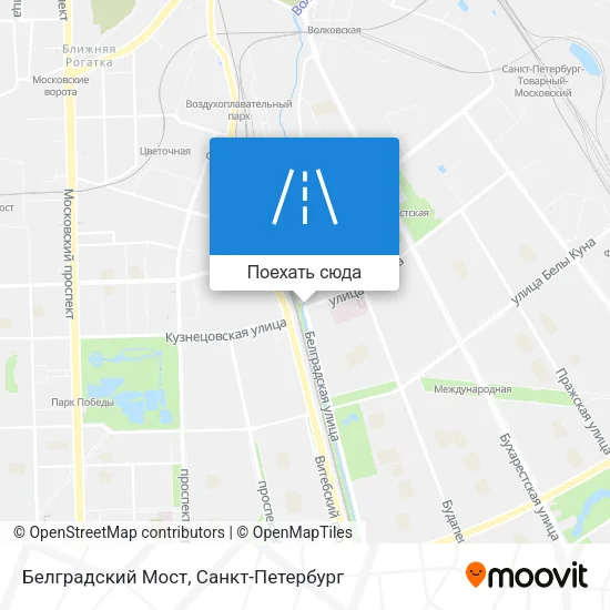 Карта Белградский Мост