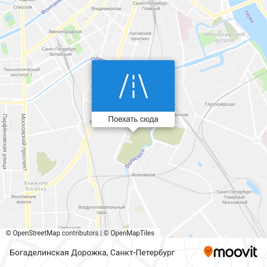 Карта Богаделинская Дорожка