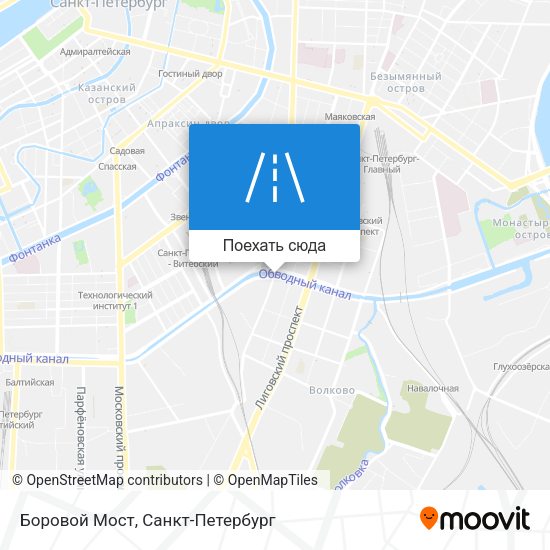Карта Боровой Мост