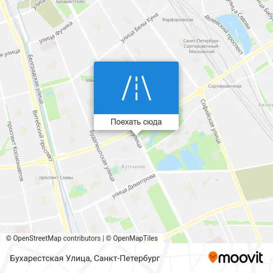 Карта Бухарестская Улица
