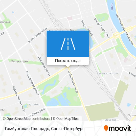 Карта Гамбургская Площадь