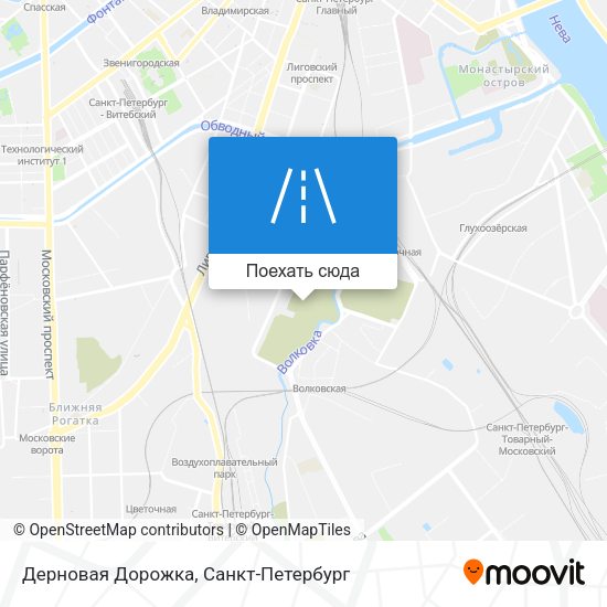 Карта Дерновая Дорожка