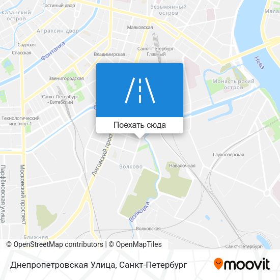Карта Днепропетровская Улица