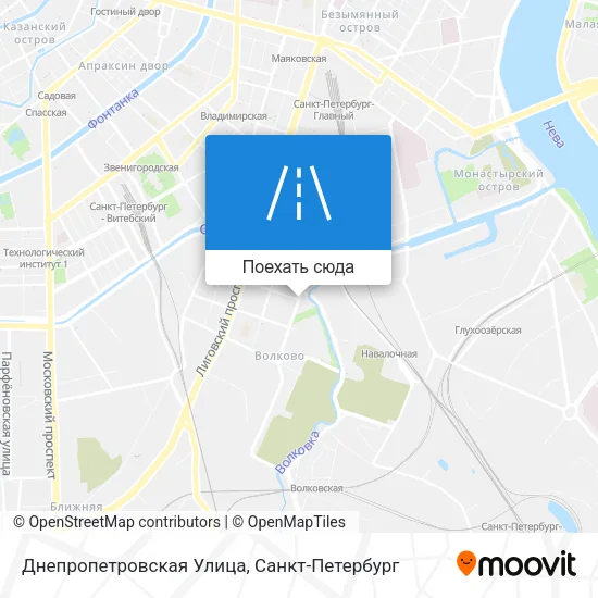 Карта Днепропетровская Улица