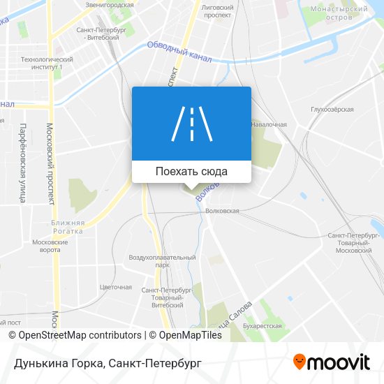 Карта Дунькина Горка