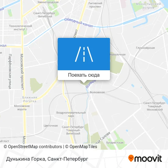 Карта Дунькина Горка