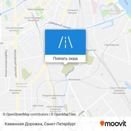 Карта Каменная Дорожка